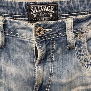 Buckle Salvage Anarchy Relaxed Straight Jeans - Men’s Size 36R
